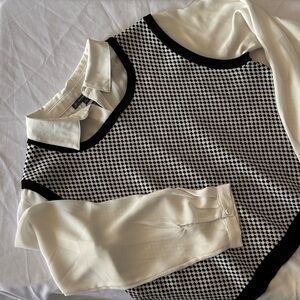 Adrianna Papell Monochrome Knit Top
